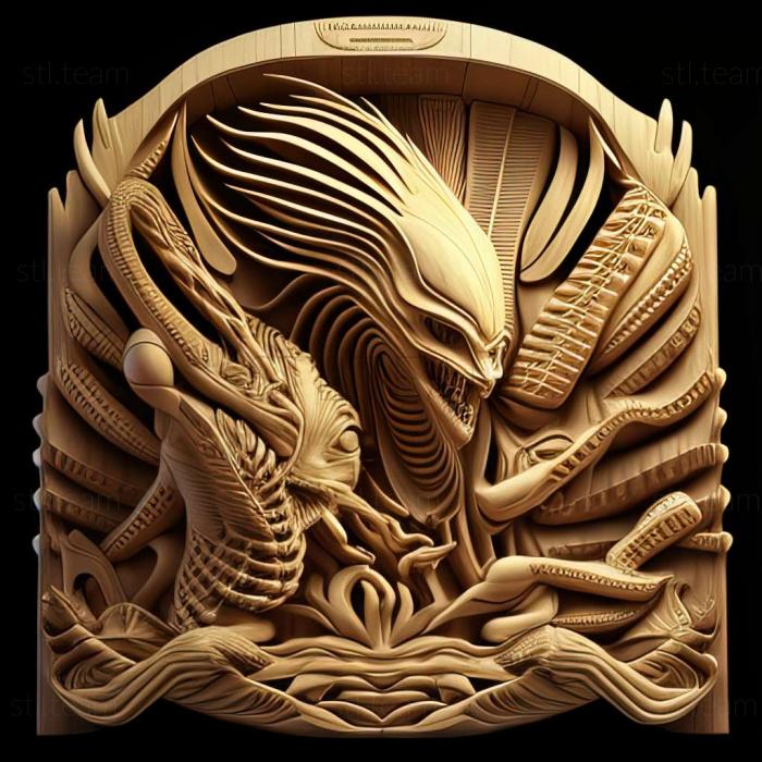 3D model Alien vs Predator Evolution game (STL)